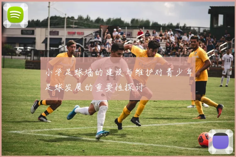 小学足球墙的建设与维护对青少年足球发展的重要性探讨